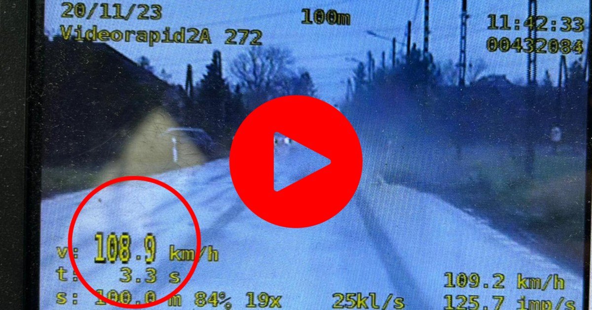 53-latek złapany na przekroczeniu prędkości w Żelaznej