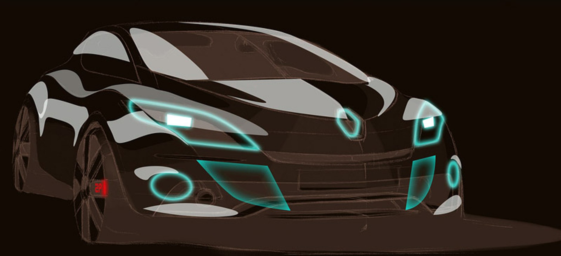 Genewa 2008: Renault Megane Coupe Concept - rewolucja! (fotogaleria + wideo)