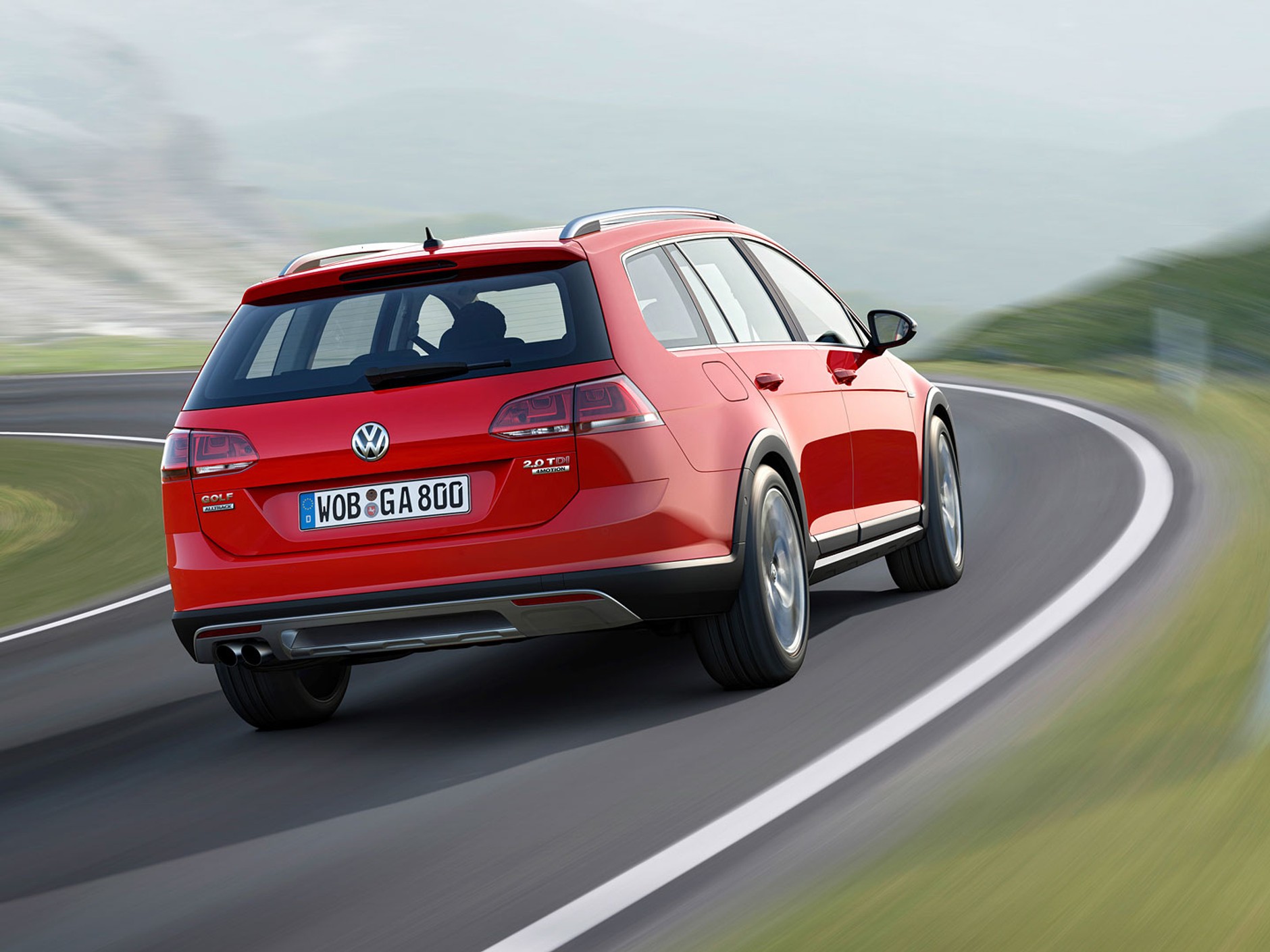 Volkswagen Golf Alltrack na cztery łapy