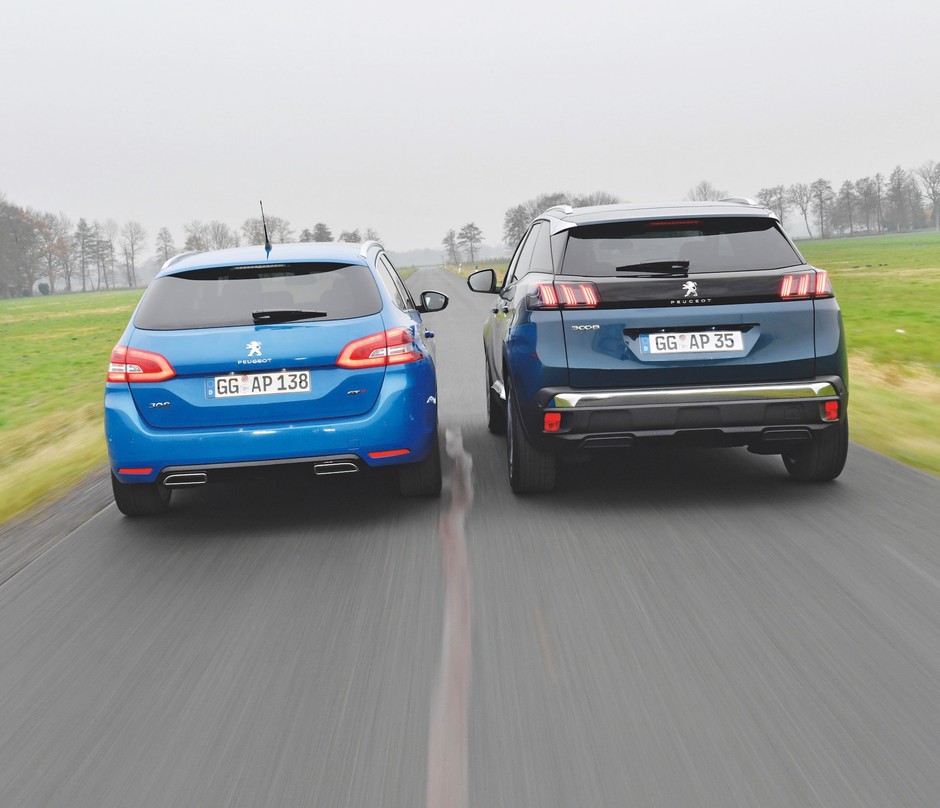 Peugeot 308 SW kontra Peugeot 3008