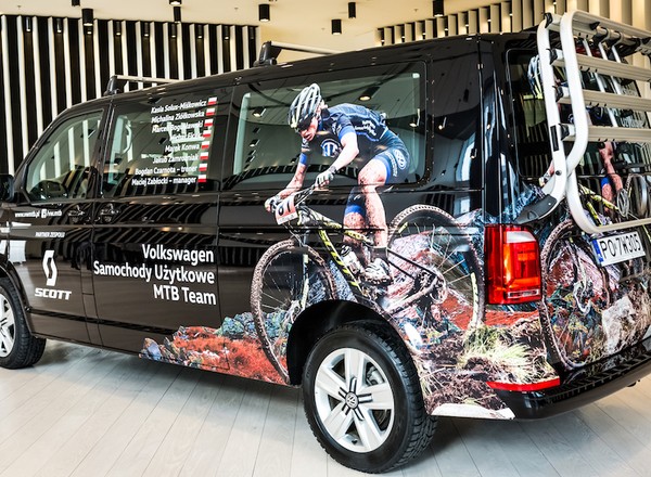 VW Caravelle i California dla kolarzy górskich