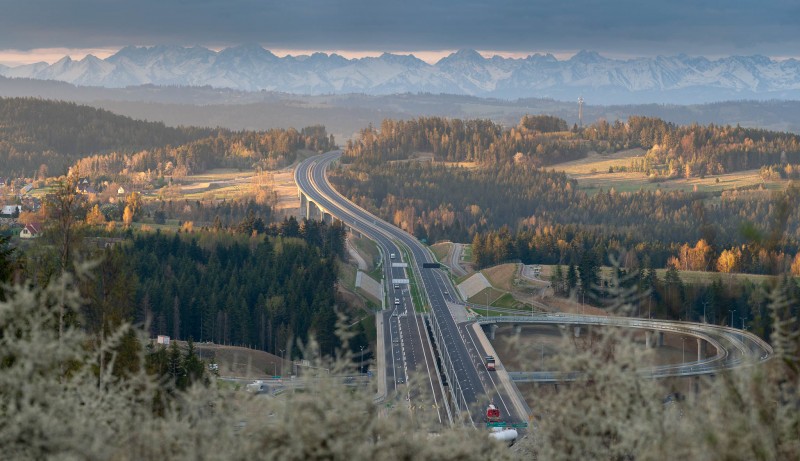 Najdłuższy tunel na Zakopiance przebity