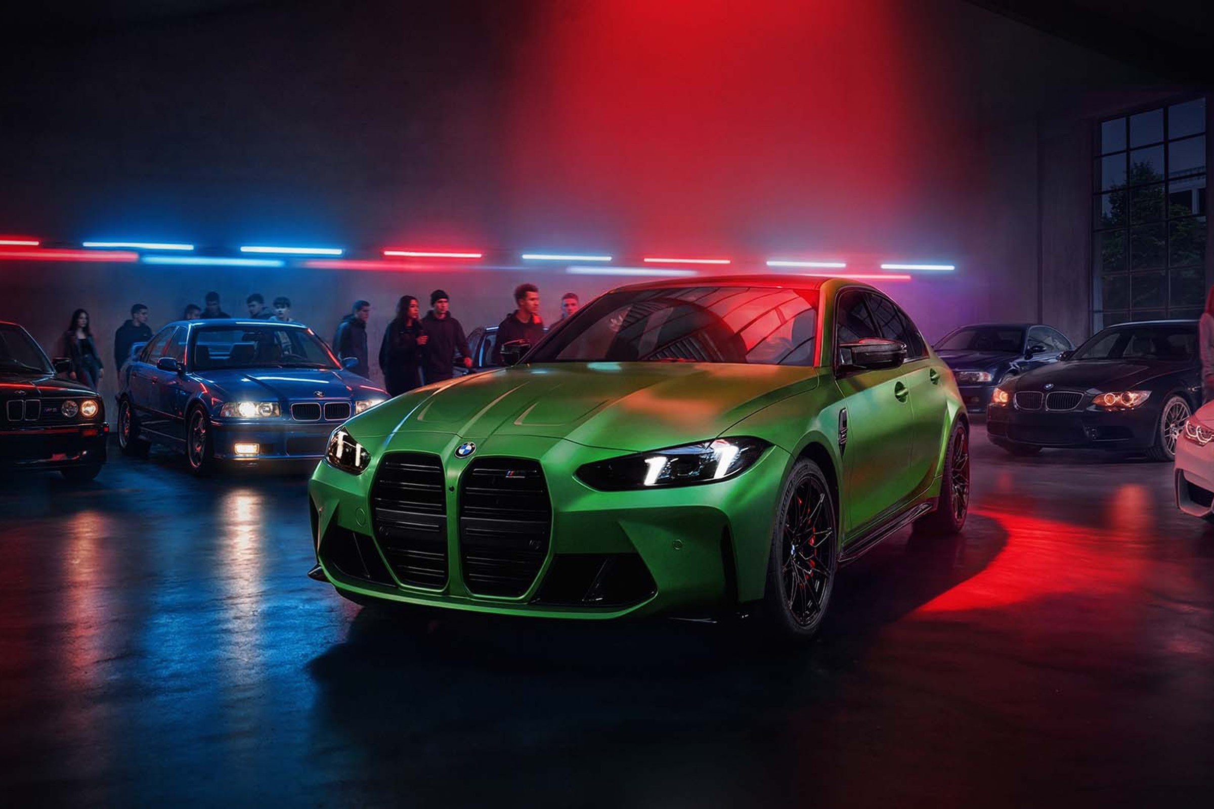 BMW M Festival - 40 lat BMW M3 na ulicy Elektryków w Gdańsku.