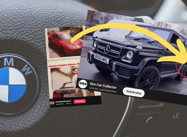 Niesamowity konwój "BMW Nikosia". Żona "króla Wybrzeża" reaguje