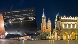 Pędził po Rynku Głównym w Krakowie. Strażnicy zdębieli, gdy wyskoczył z auta [Nagranie]