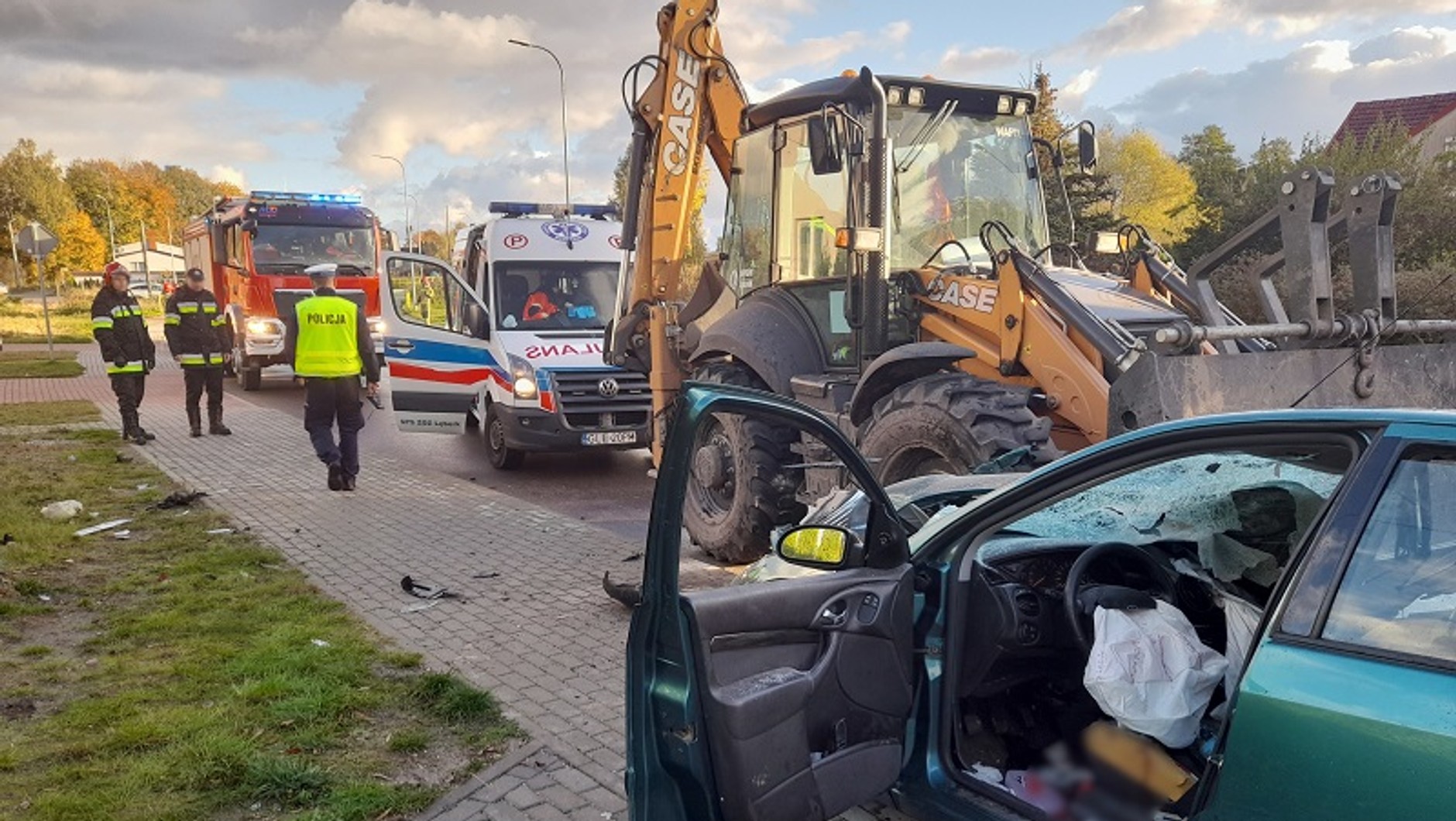 Groźny wypadek w Lęborku