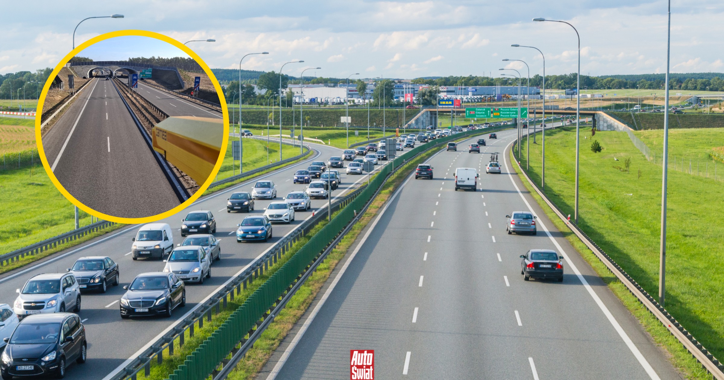 Nowe odcinkowe pomiary prędkości na A1. Ostatecznie będzie ich aż sześć
