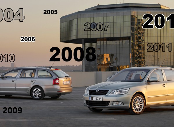 Skoda Octavia II - zobacz jak zmieniała się druga generacja