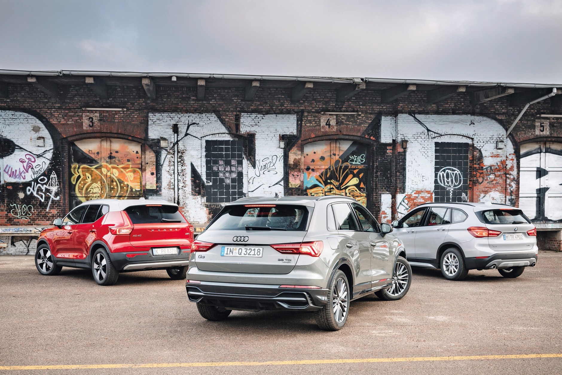 Audi Q3, BMW X1, Volvo XC40 - porównanie