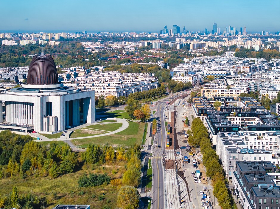 Nowa trasa tramwajowa do Wilanowa jest już prawie gotowa