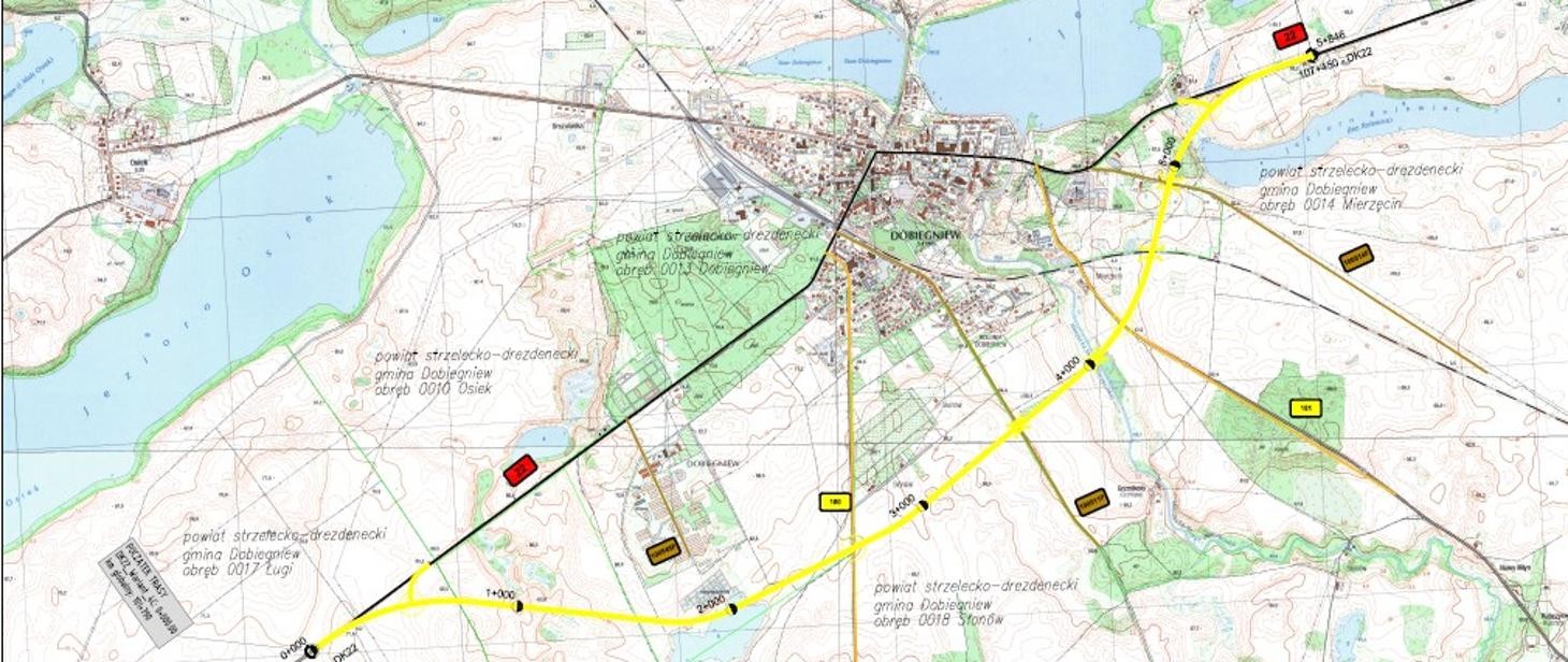 Umowa na zaprojektowanie i budowę obwodnicy Dobiegniewa w ciągu DK22 stała się faktem