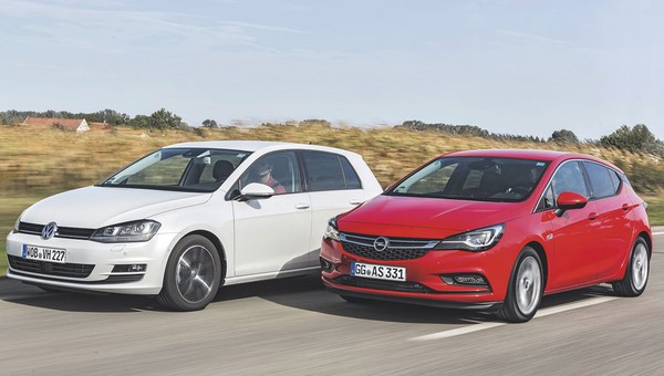 Opel Astra kontra Volkswagen Golf - kto zbudował lepszy kompakt?