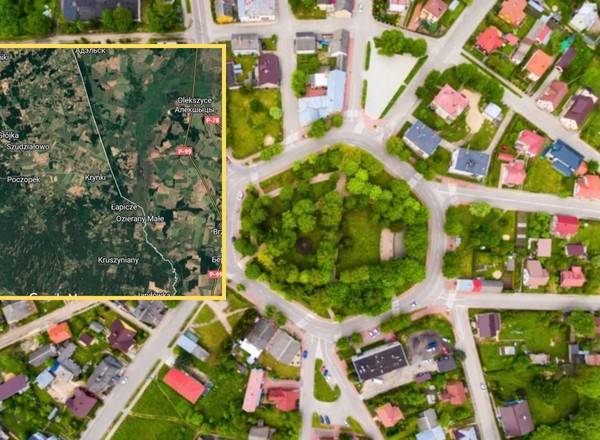 Dwutysięczne miasto ma największe rondo w Polsce. Ewenement na skalę Europy