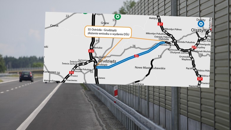 Nowy odcinek drogi S5 połączy autostradę A1 z trasą ekspresową S7