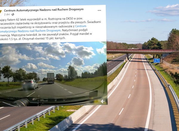 Mimo skrzyżowania i przejścia dla pieszych wyprzedzał ciężarówkę "Twierdził, że nie zauważył znaków" [WIDEO]