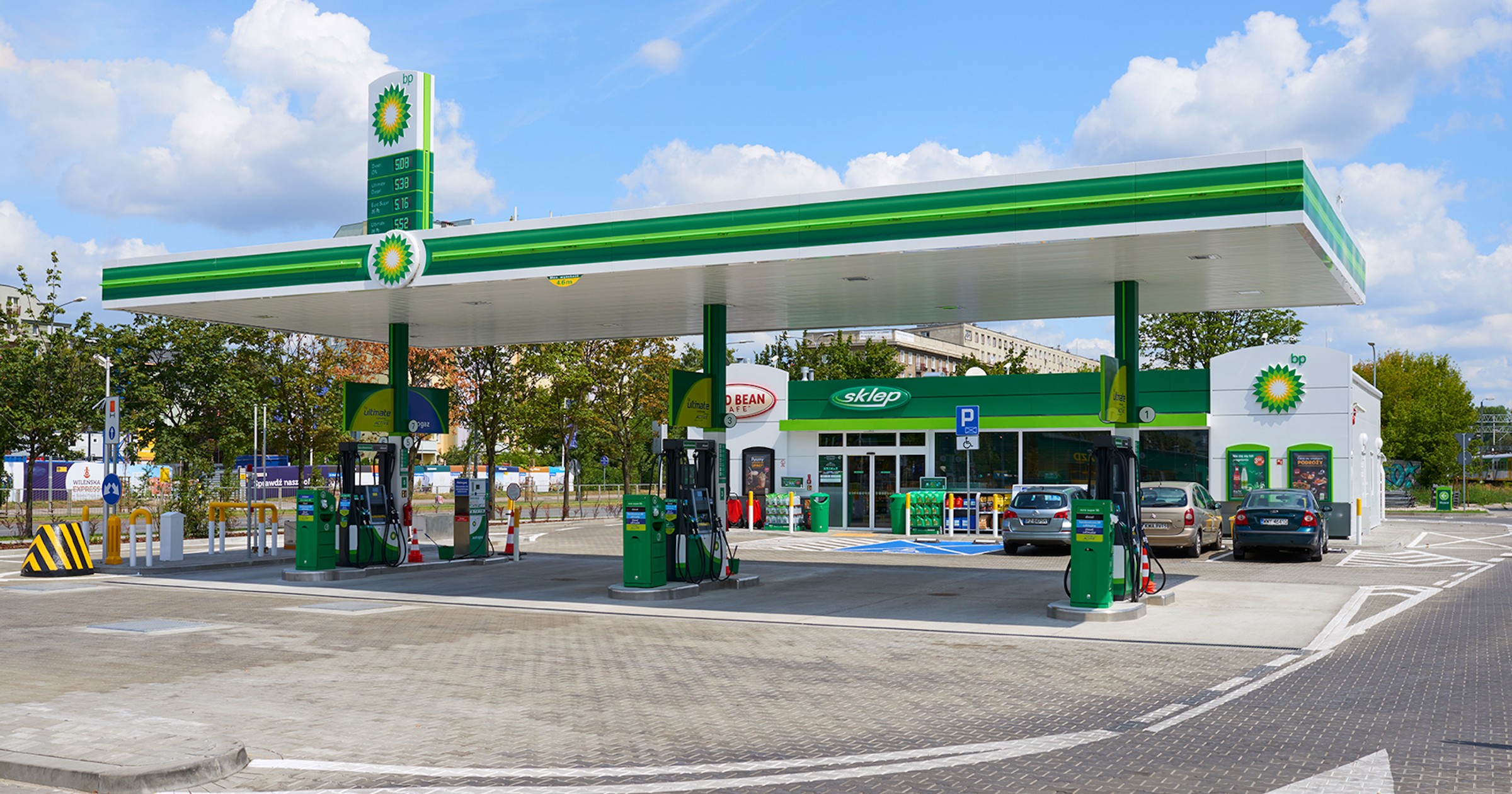Nowoczesna stacja BP