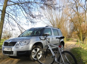 Skoda Yeti i rower