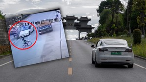 Tesla przyspieszyła, zamiast zaparkować. Zginęły dwie osoby Tajemniczy wypadek [WIDEO]