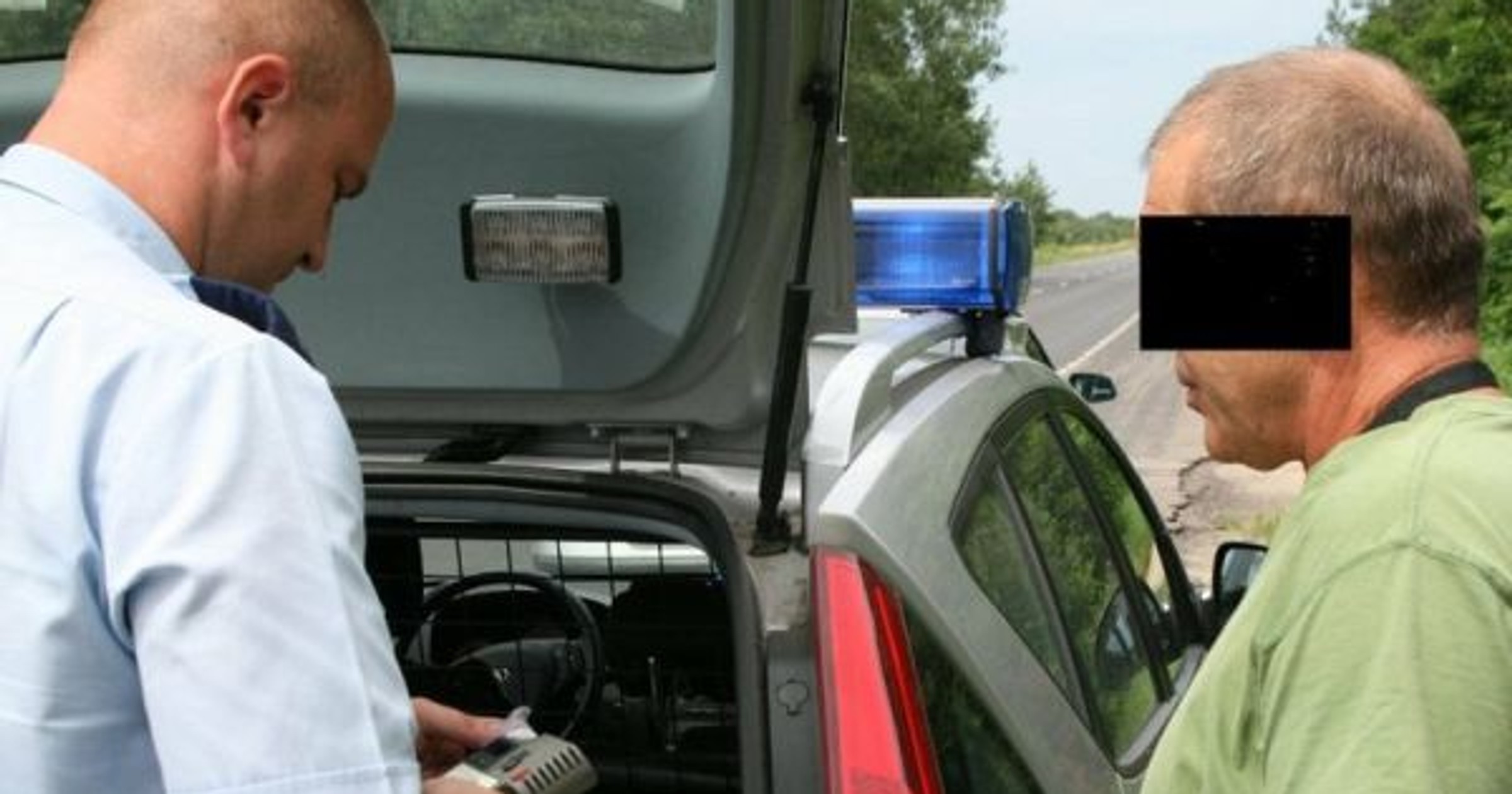 Policja - zatrzymanie nietrzeźwego pirata