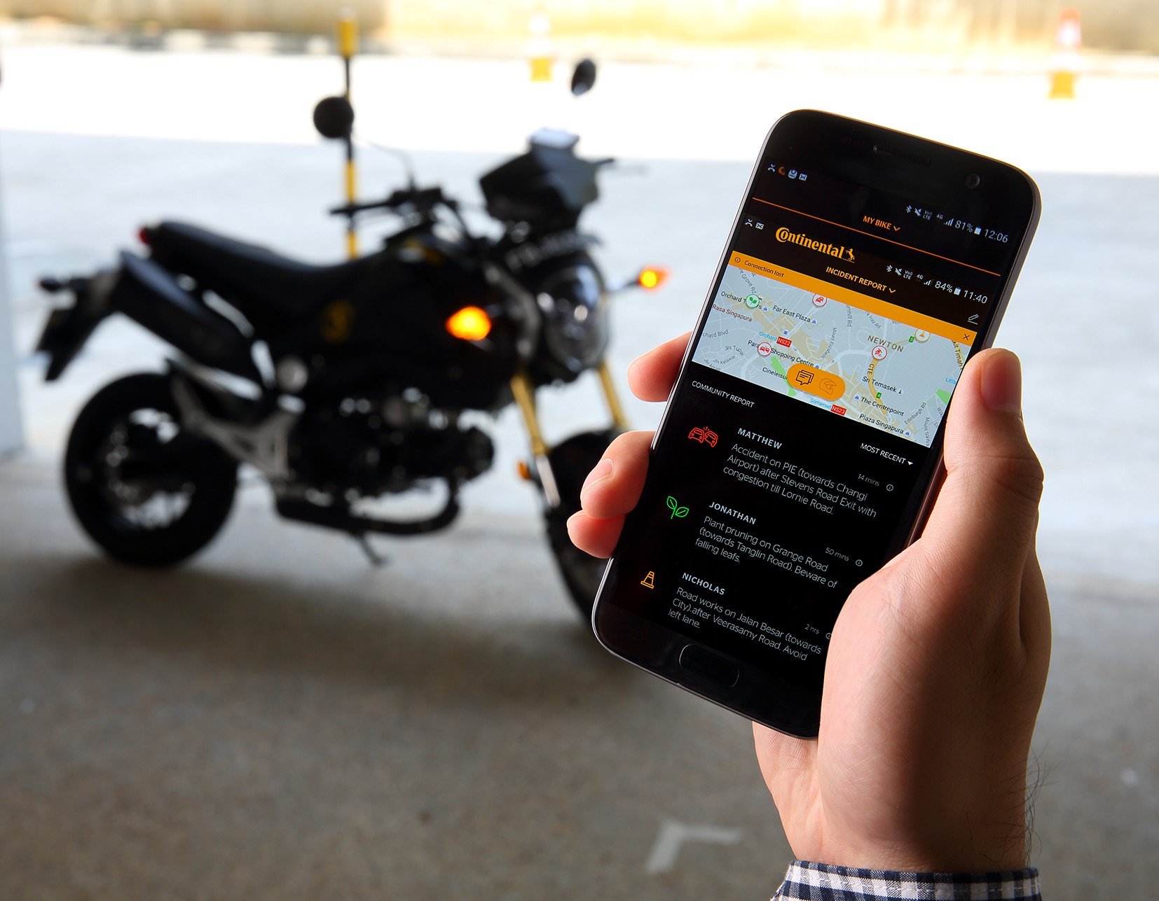 Continental aplikacja dla motocyklistow