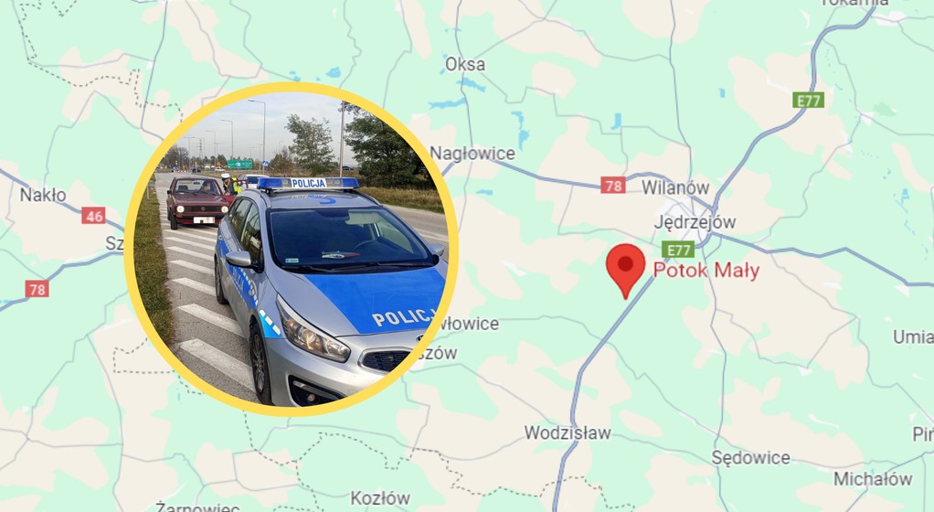 Jechał na trasie S7. Poruszał się pod prąd (fot. policja.pl)