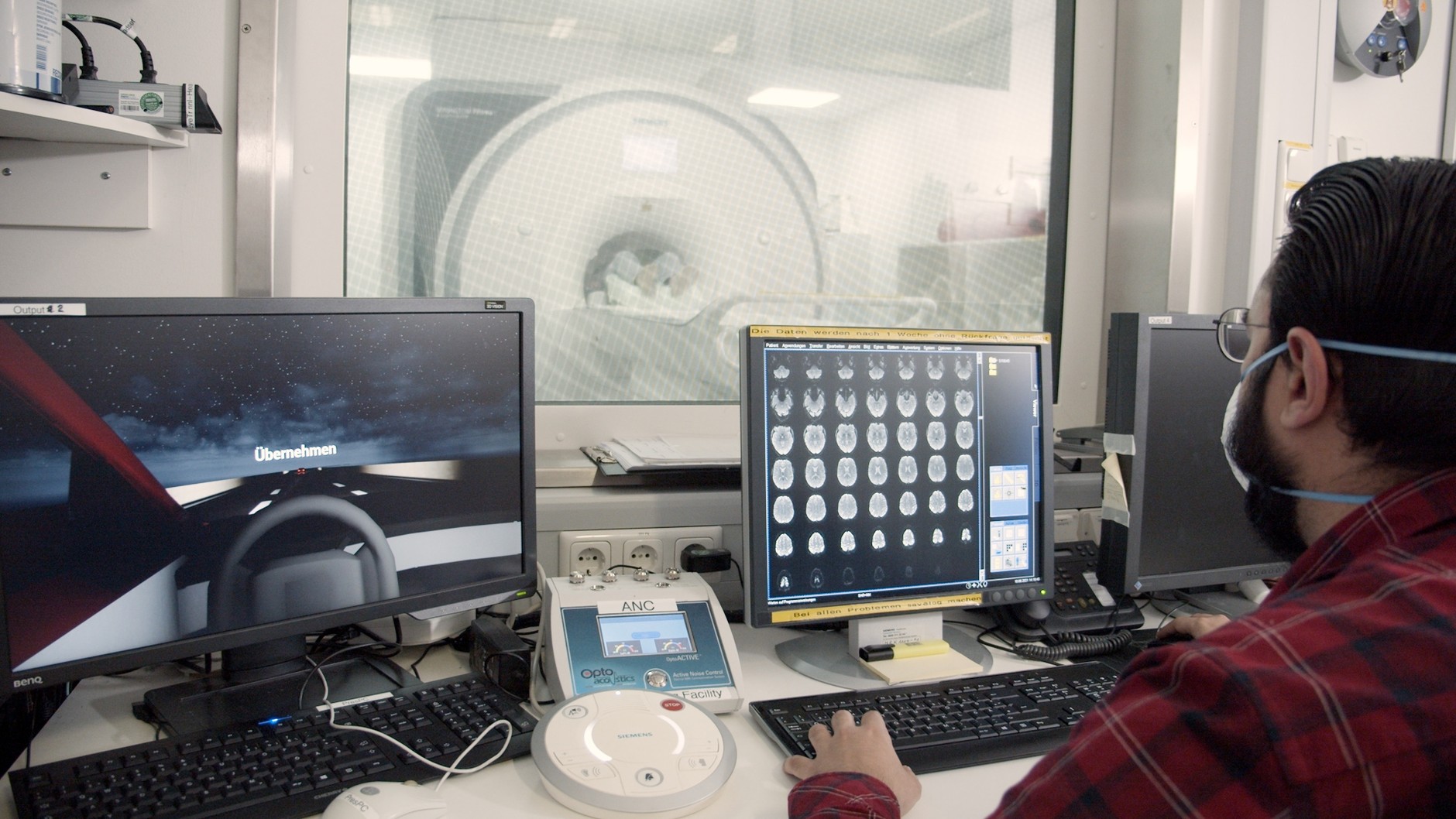 Badania mózgu kierowcy