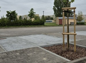 Polski wynalazek na miejskim parkingu. To nie jest zwykły beton