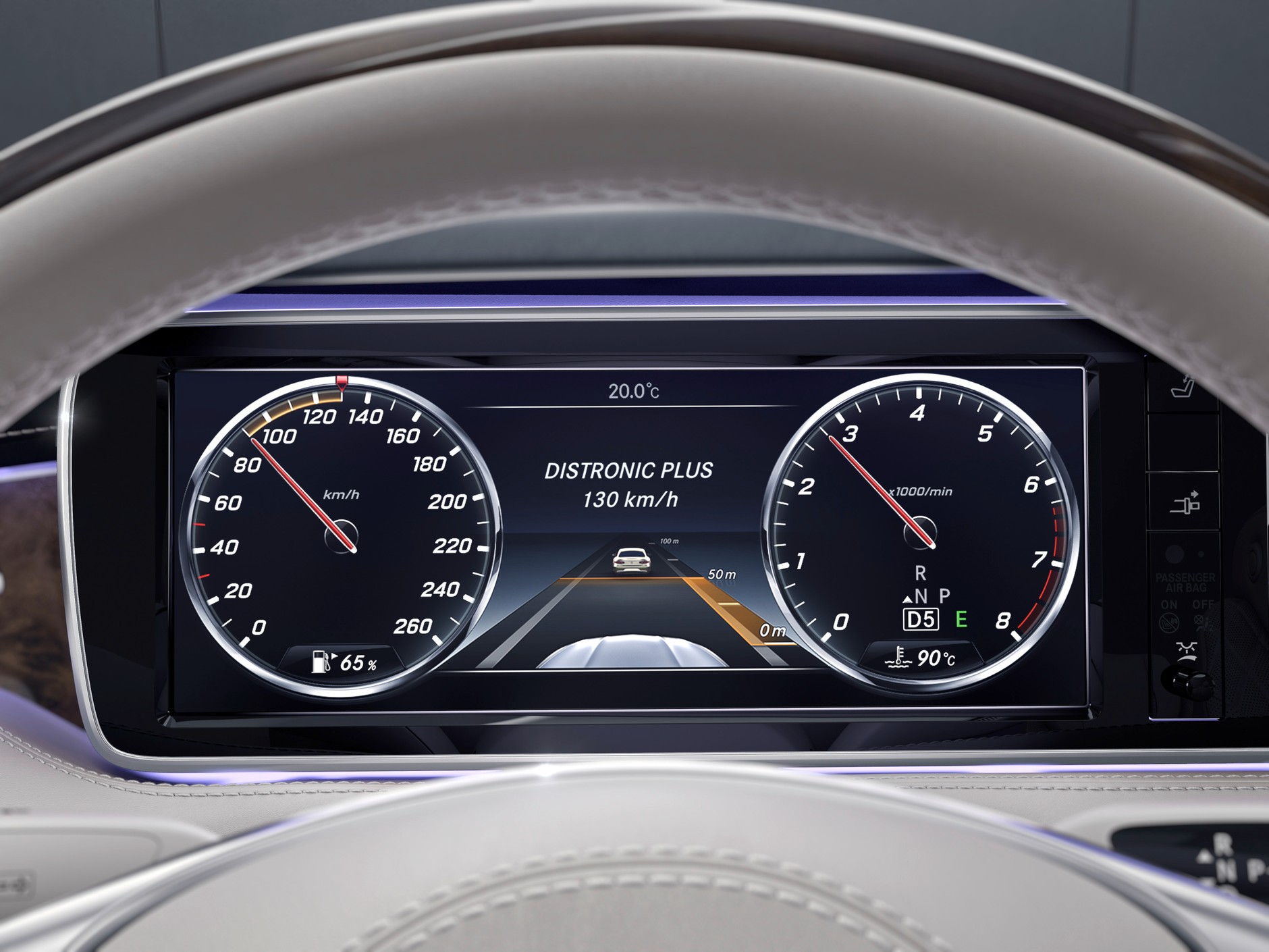 Regulacja odległości w ramach układu adaptacyjnego tempomatu