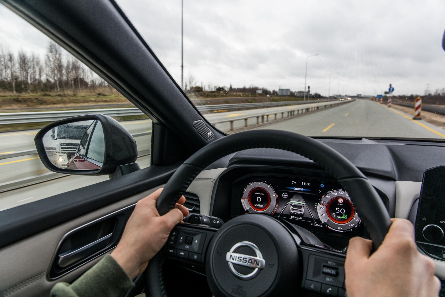 Na A1 zdarzają się nawet fragmenty z ograniczeniem do 50 km/h.