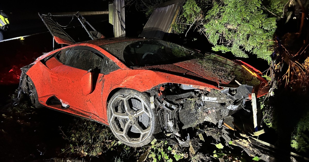 13-latek rozbił Lamborghini