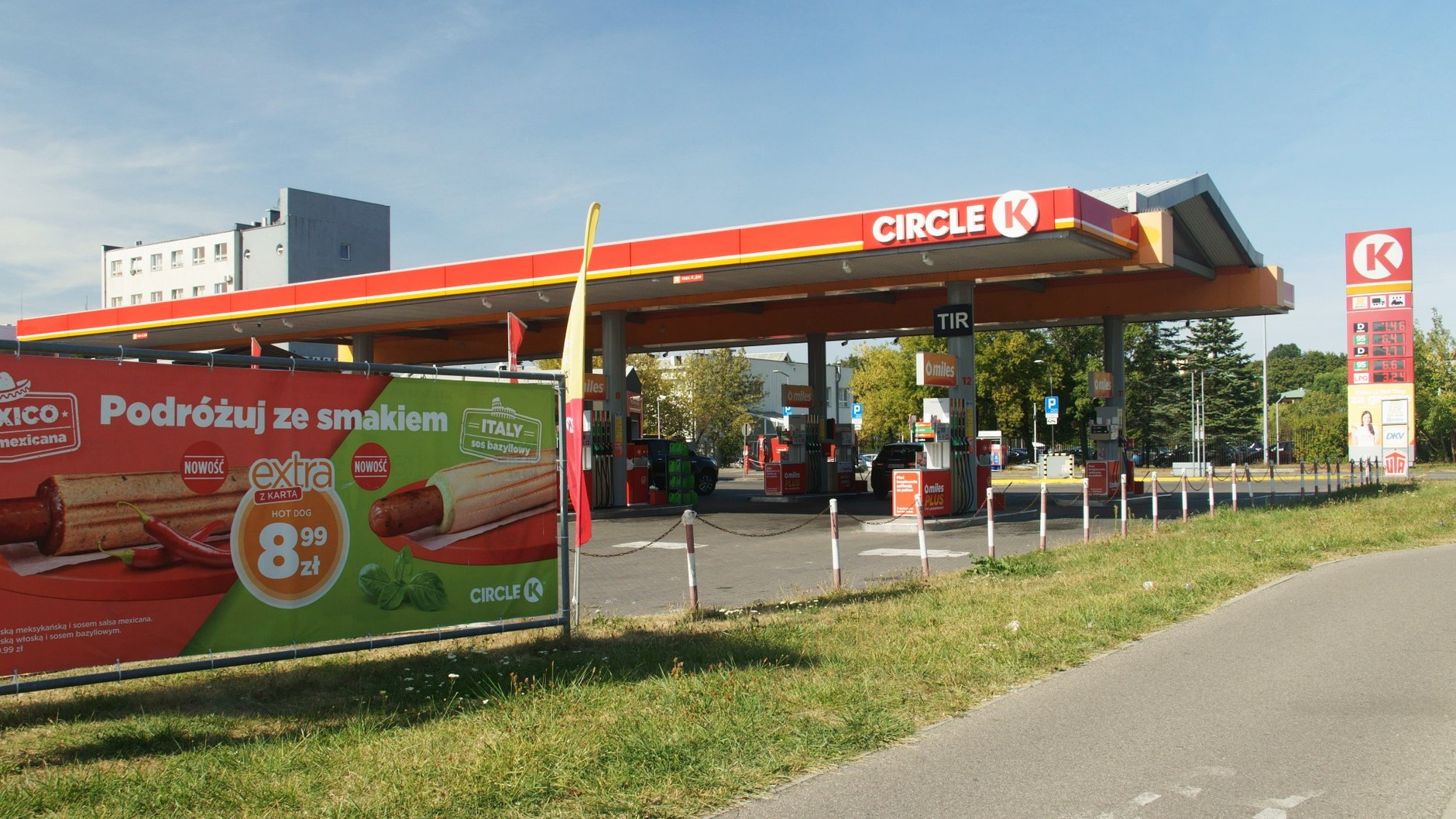 Kanapki na stacji Circle K