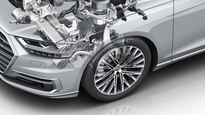 Audi S8 i A8 - predyktywne zawieszenie