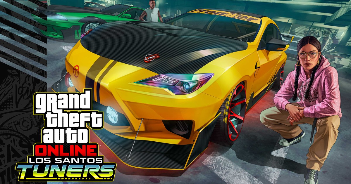 Okładka dodatku "Los Santos Tuner" do GTA Online