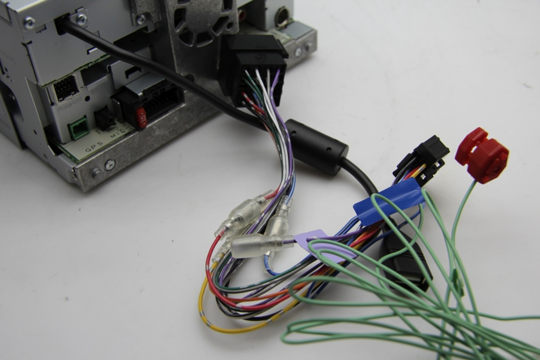 Wiązka radia Pioneer SPH-DA110.