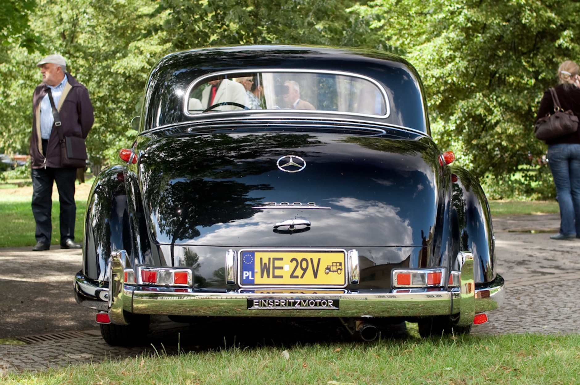 Klasyczne Mercedesy w Wilanowie
