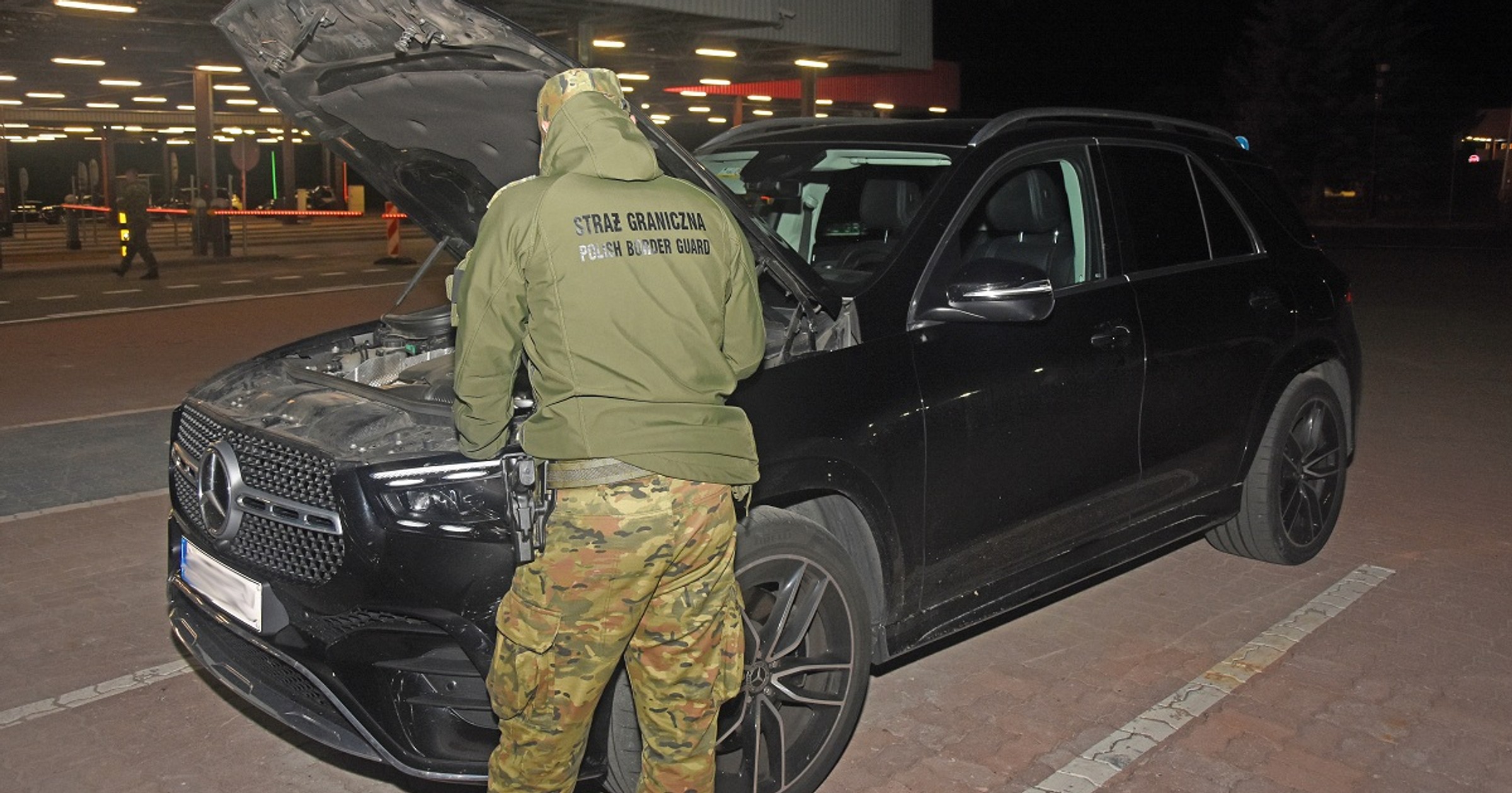 Mercedes-Benz GLE odzyskany przez Straż Graniczną