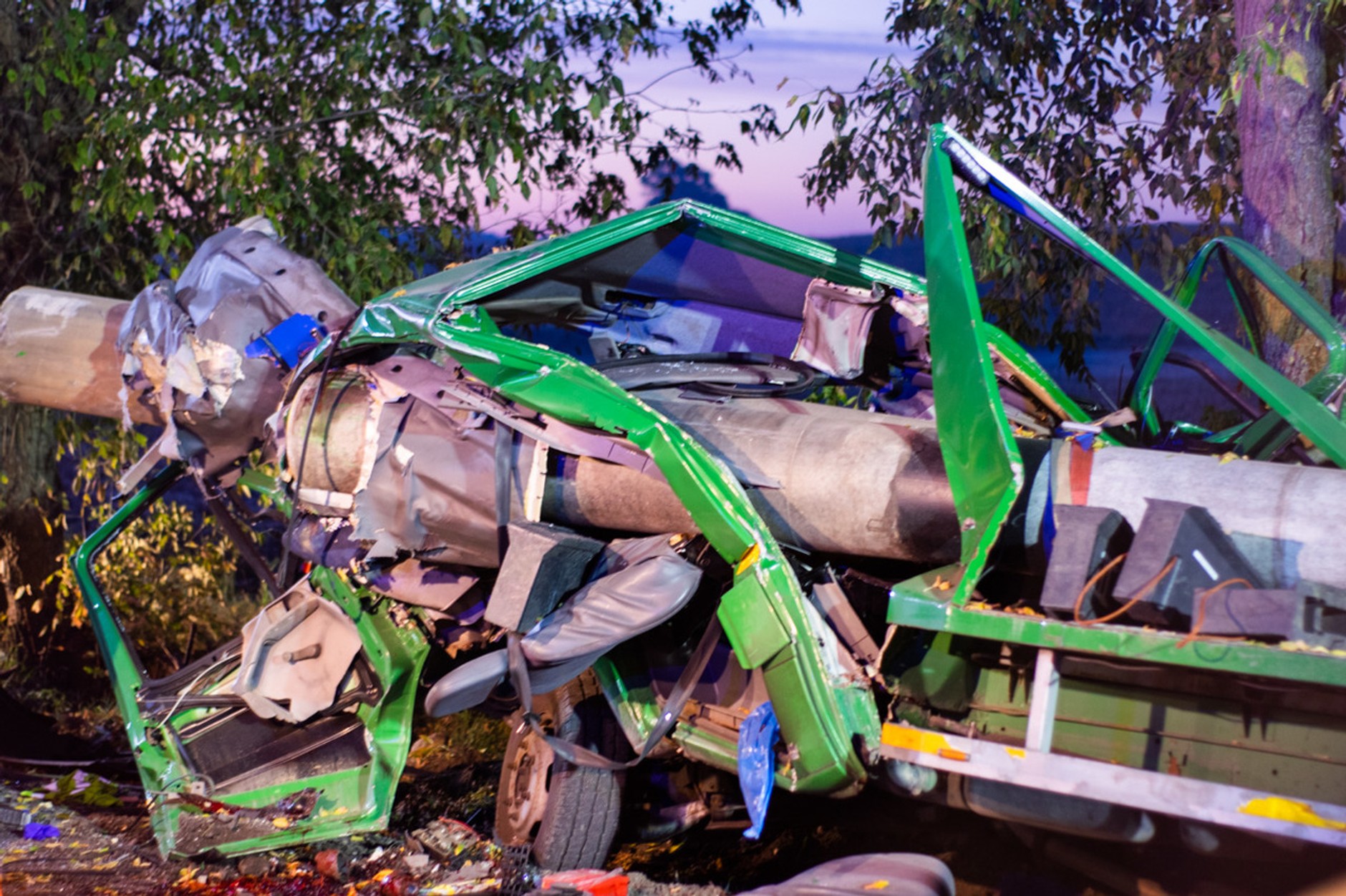 Tragiczny wypadek lawety w okolicach Chrząstowa