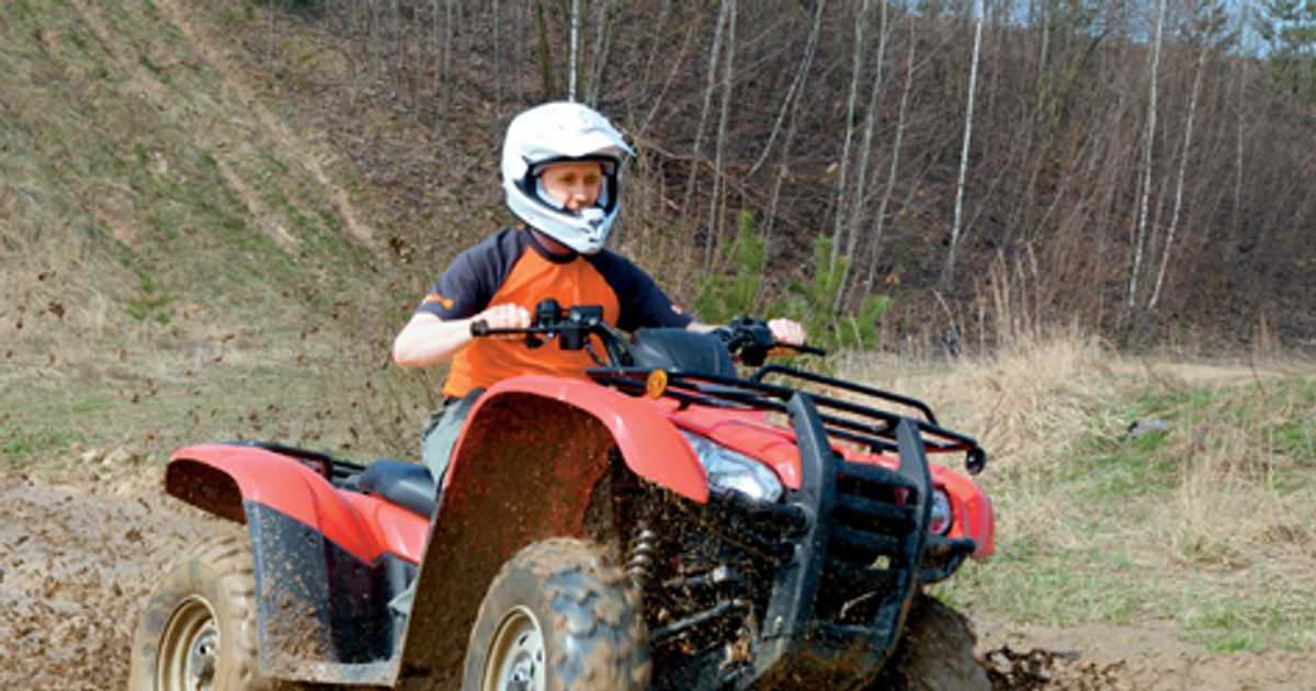 Honda TRX420FA Rancher AT - Mini jazda, maksi zabawa