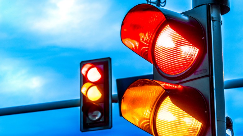 Sygnalizator – czerwone i żółte