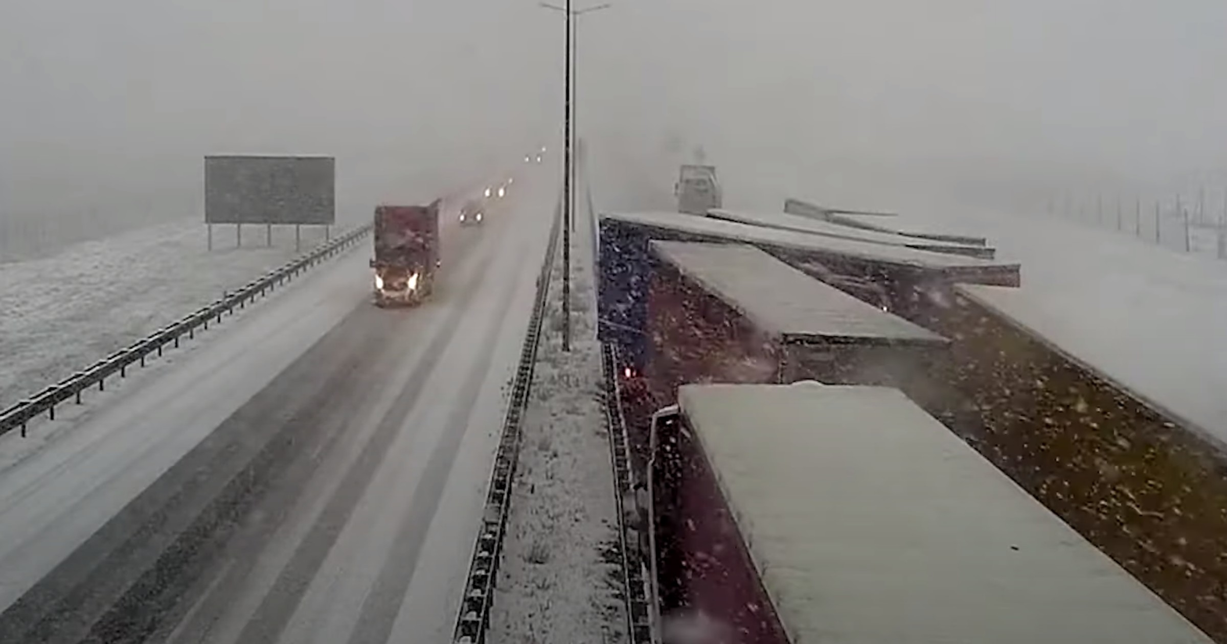 Karambol na autostradzie A4