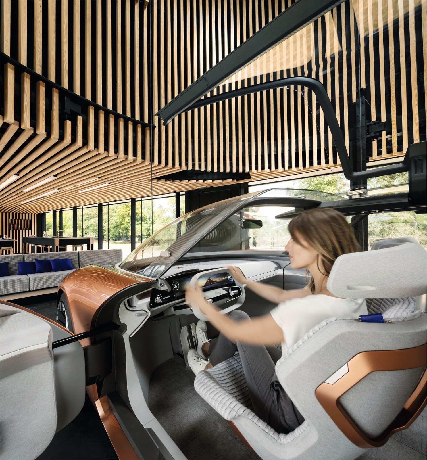 Renault Symbioz - wizja samochodu, który będzie stanowić część domu - i to dosłownie!