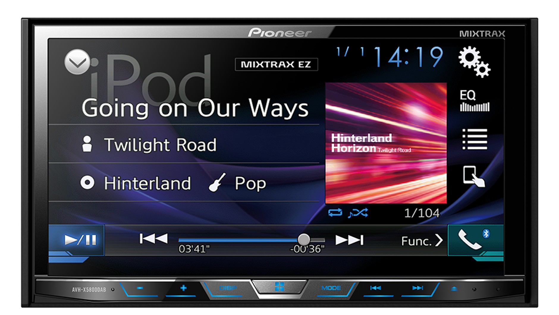 Pioneer AVH-X5800DAB