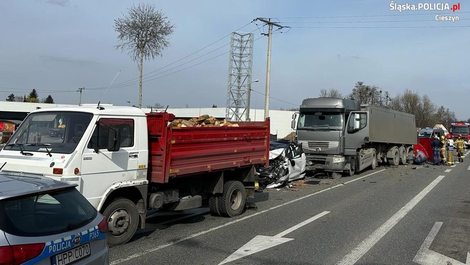 Wypadek w Ustroniu