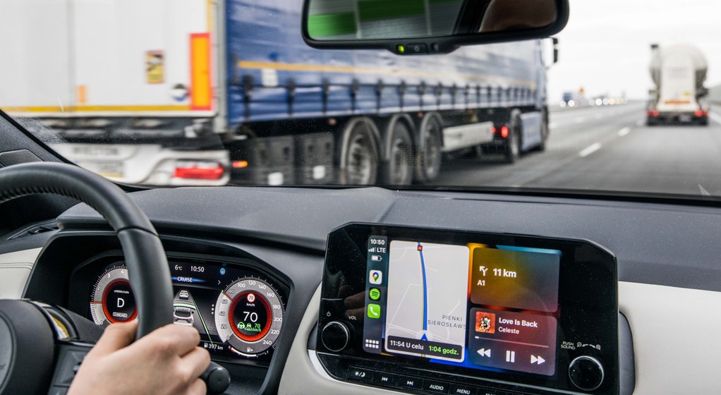 Przepisowa jazda po budowanej autostradzie A1 to popis wytrwałości i cierpliwości