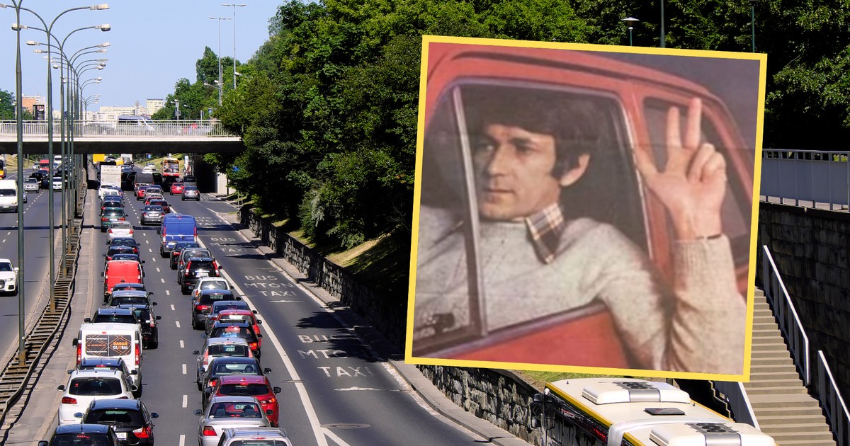 Gest trzech palców może być przydatny na polskich drogach (screen: profiautopl/Instagram)