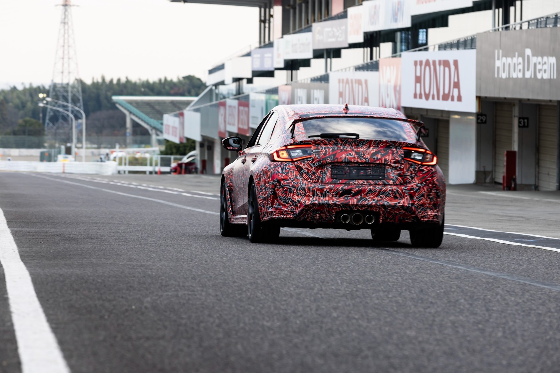 Zakamuflowana prototypowa Honda Civic Type R