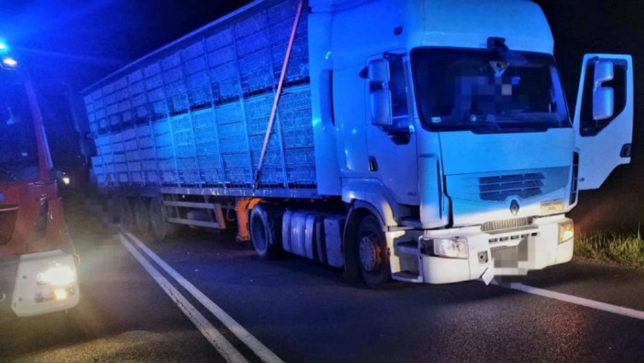 Na prostej drodze potrąciła go ciężarówka. Tragedia na obwodnicy Lubartowa