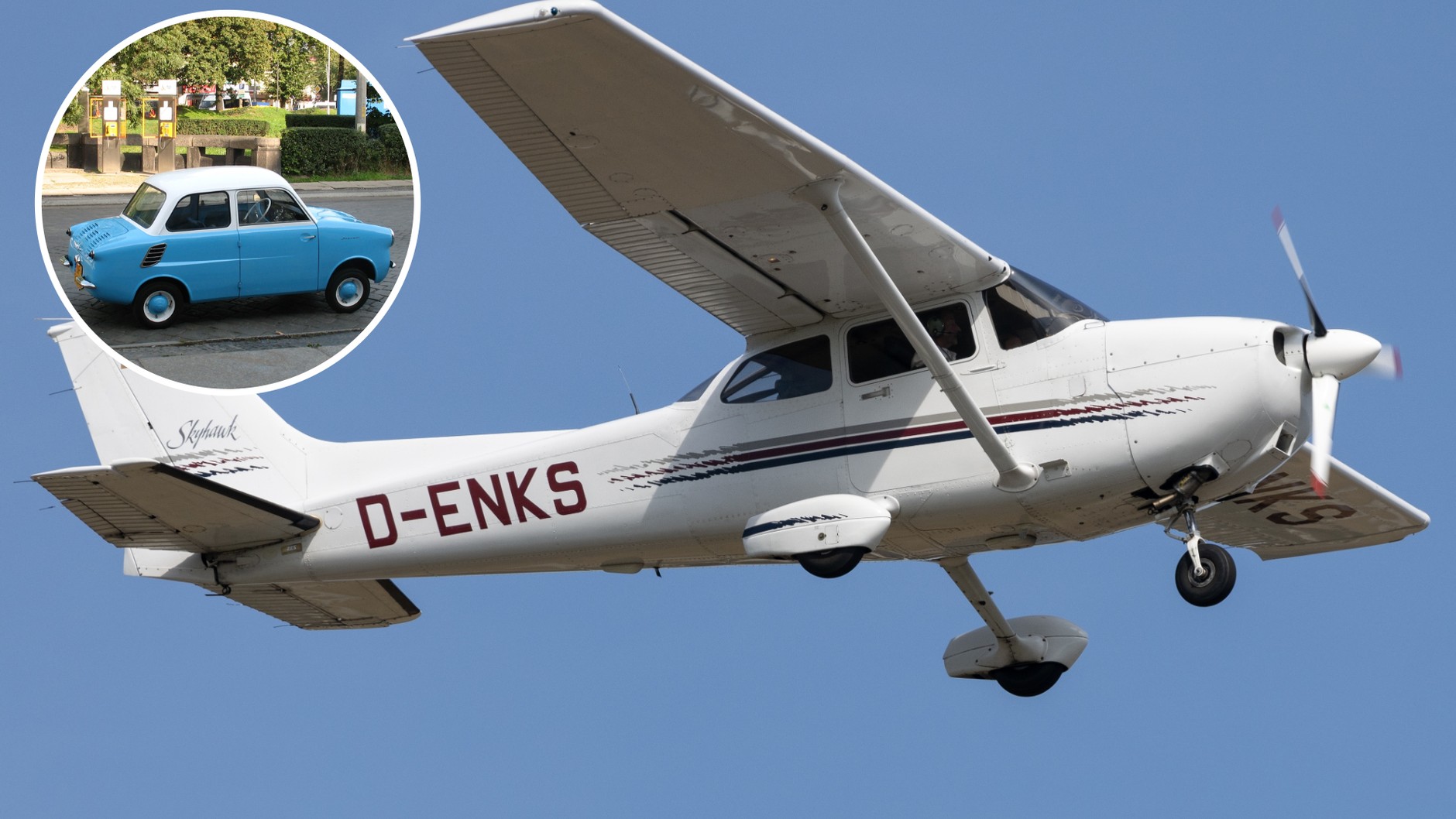 Cessna 172 – jeden z najpopularniejszych samolotów na świecie, używana jako samolot szkoleniowy lub prywatny. Produkowana od 1956 roku do dziś i często spotykana też na polskim niebie. Dla porównania jej rówieśnik: MR 300 Mikrus, produkowany krótko w zakładach lotniczych w Mielcu.