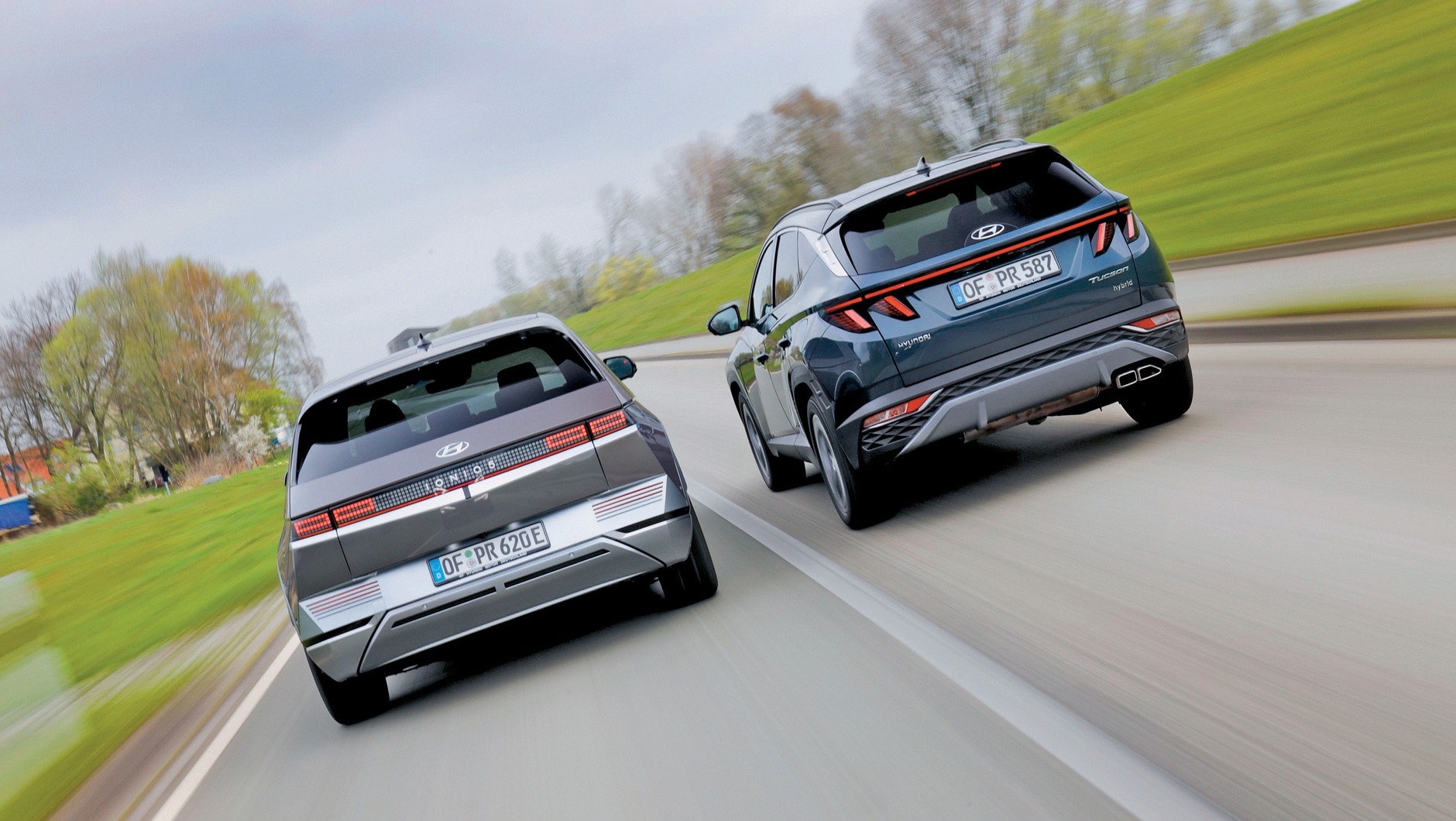Hyundai Ioniq 5 160 kW RWD i Hyundai Tucson 1.6 T-GDI Hybrid AWD