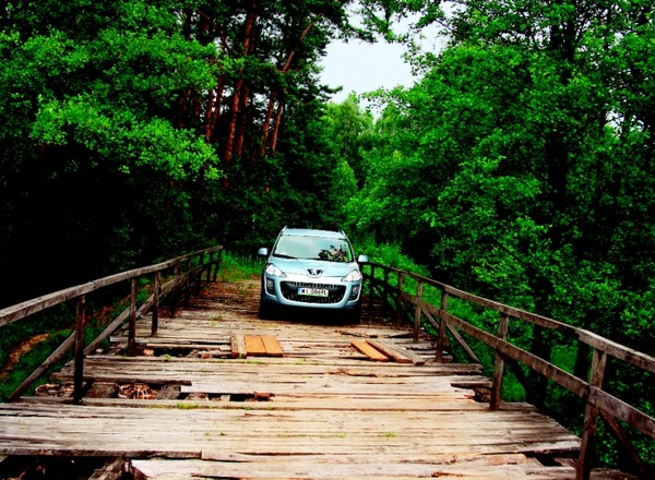 Turystyka - Lasy Janowskie z Peugeotem 4007